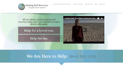 Desktop Screenshot of healingpathrecovery.com